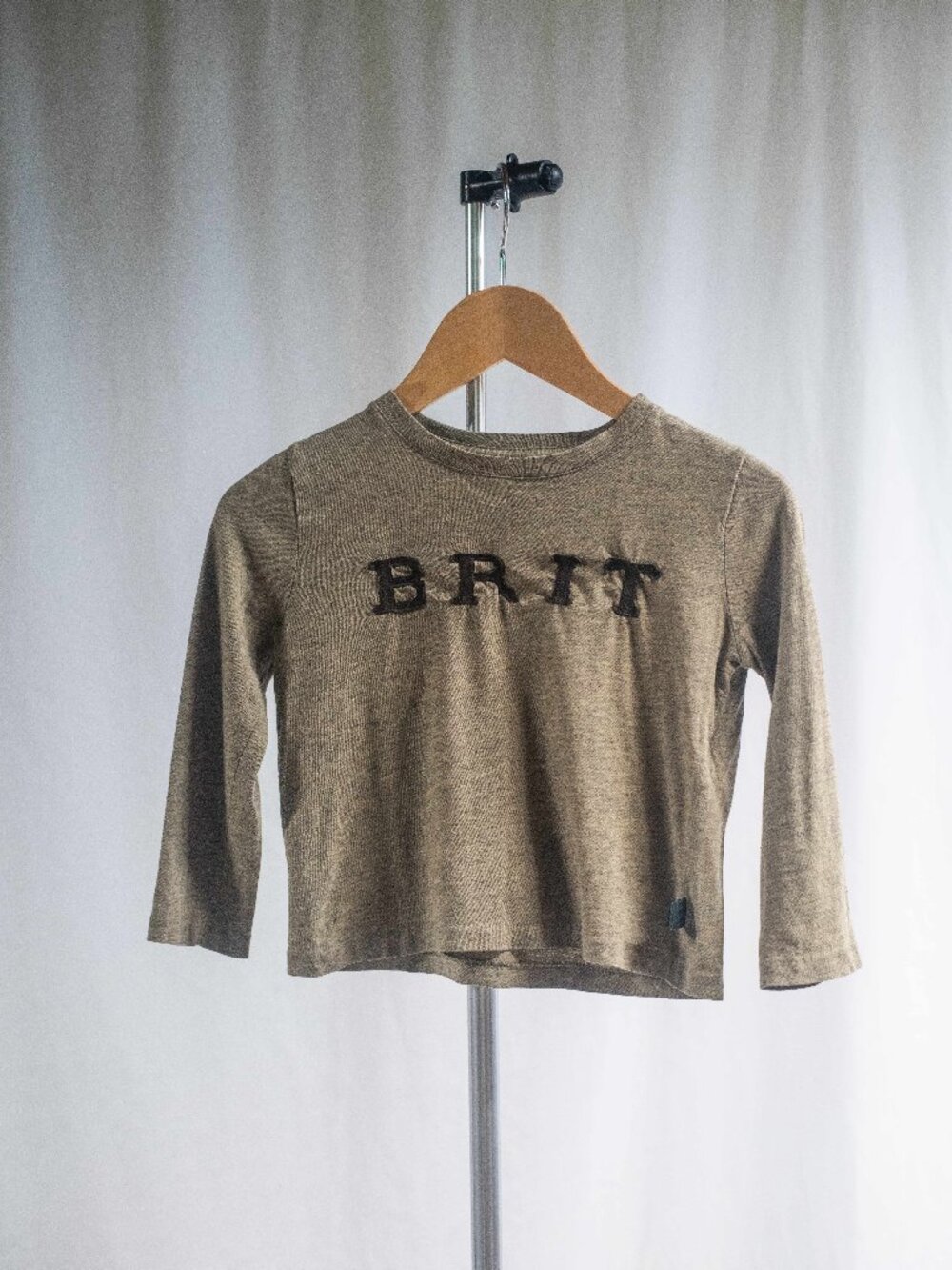 Burberry "BRIT" Long Sleeve Cotton T-Shirt Size 2 Year